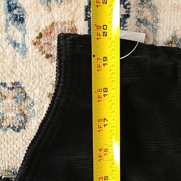 SO BRAND WOMENS JUNIOR PLUS SIZE BLACK CORDOROY JUMPER / PENAFORE DRESS SIZE XXL - Picture 12 of 16